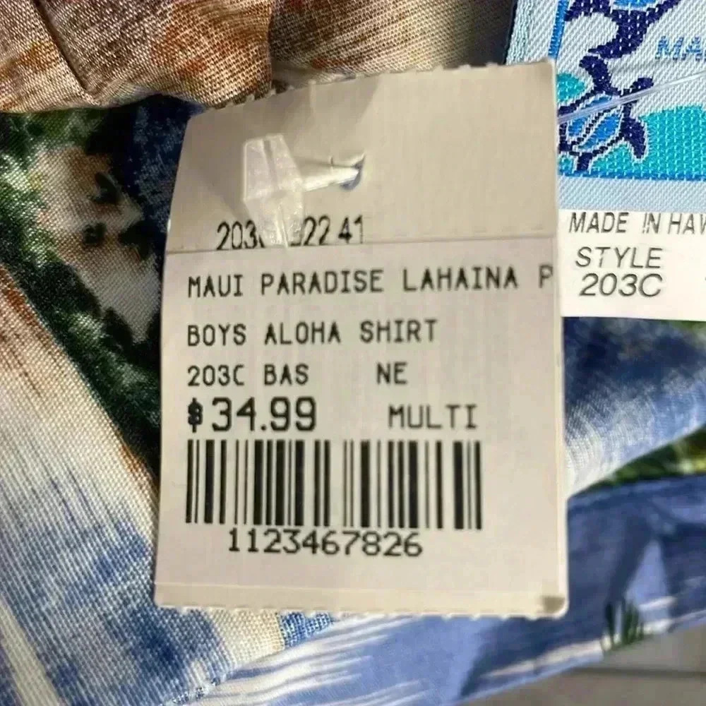 NEW NWT RJC Lahaina Hawaiian Shirt Cotton Large Made in Hawaii Vacation Cruise - Picture 7 of 7
